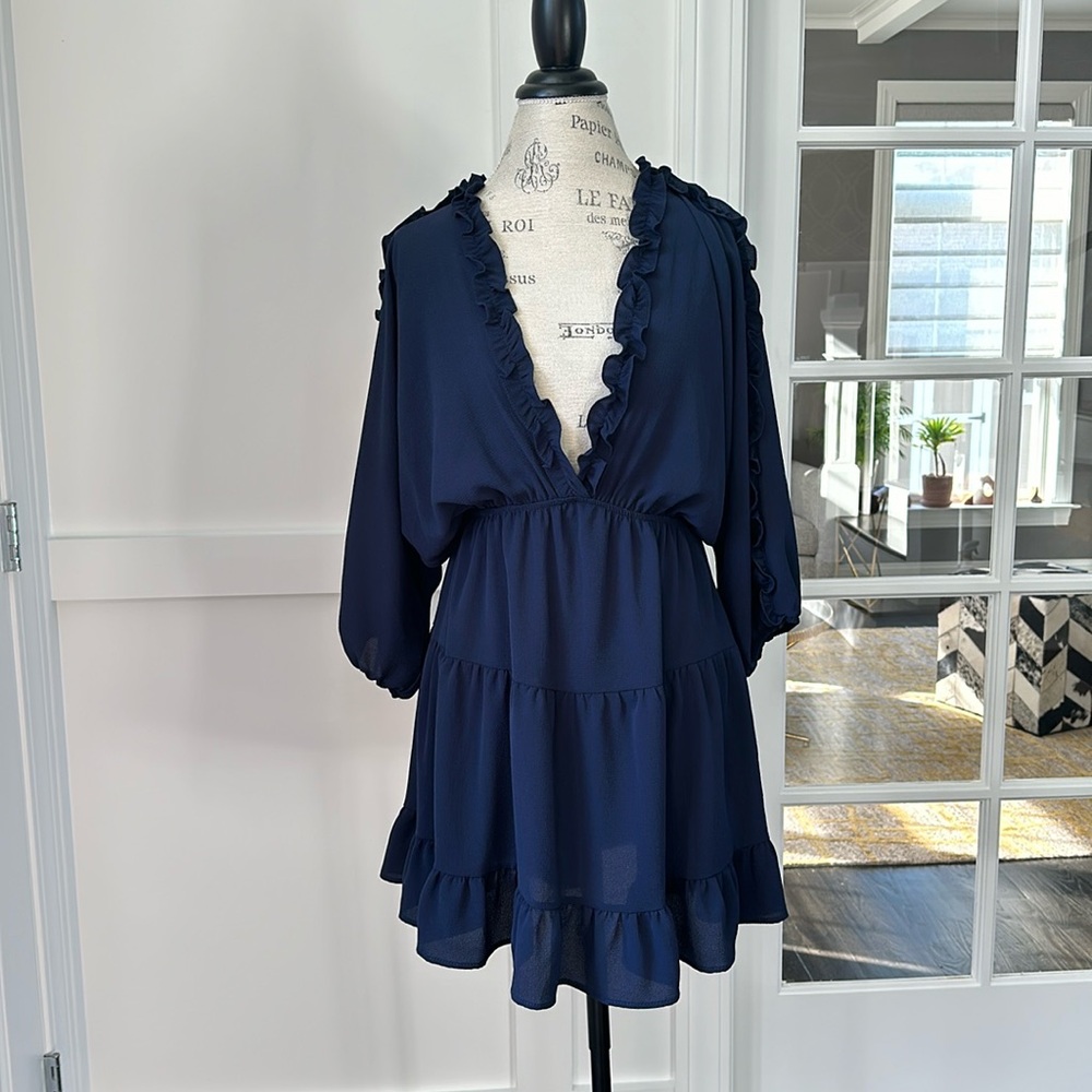 Open back dress